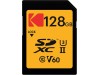 KODAK SD UHS-II U3 V60 128GB Card  180/150